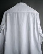 “HERMÈS” 00’s-10’s Signature embroidered cotton shirt