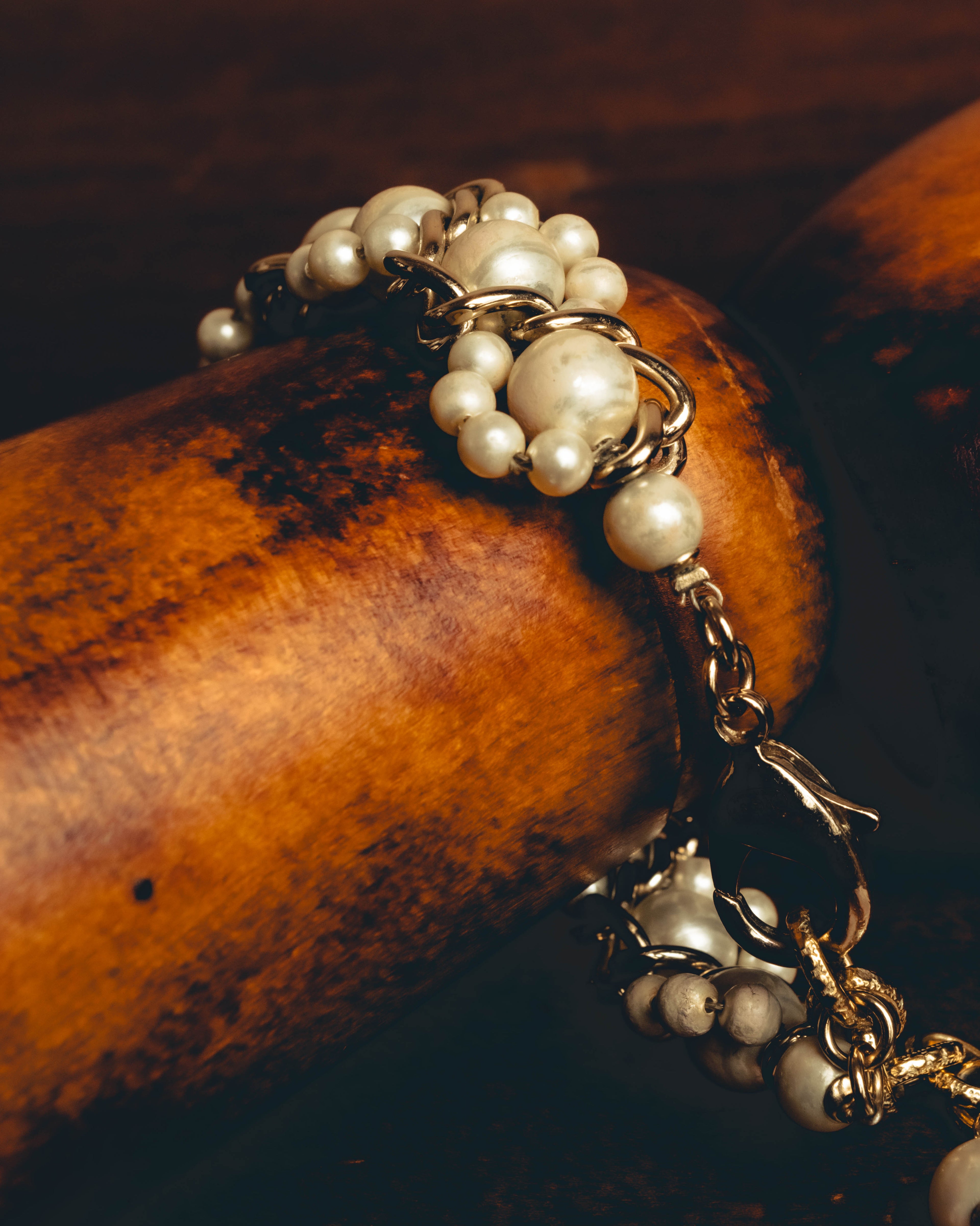 -SPECIAL- "CHANEL" Pearl embellished cc bracelet