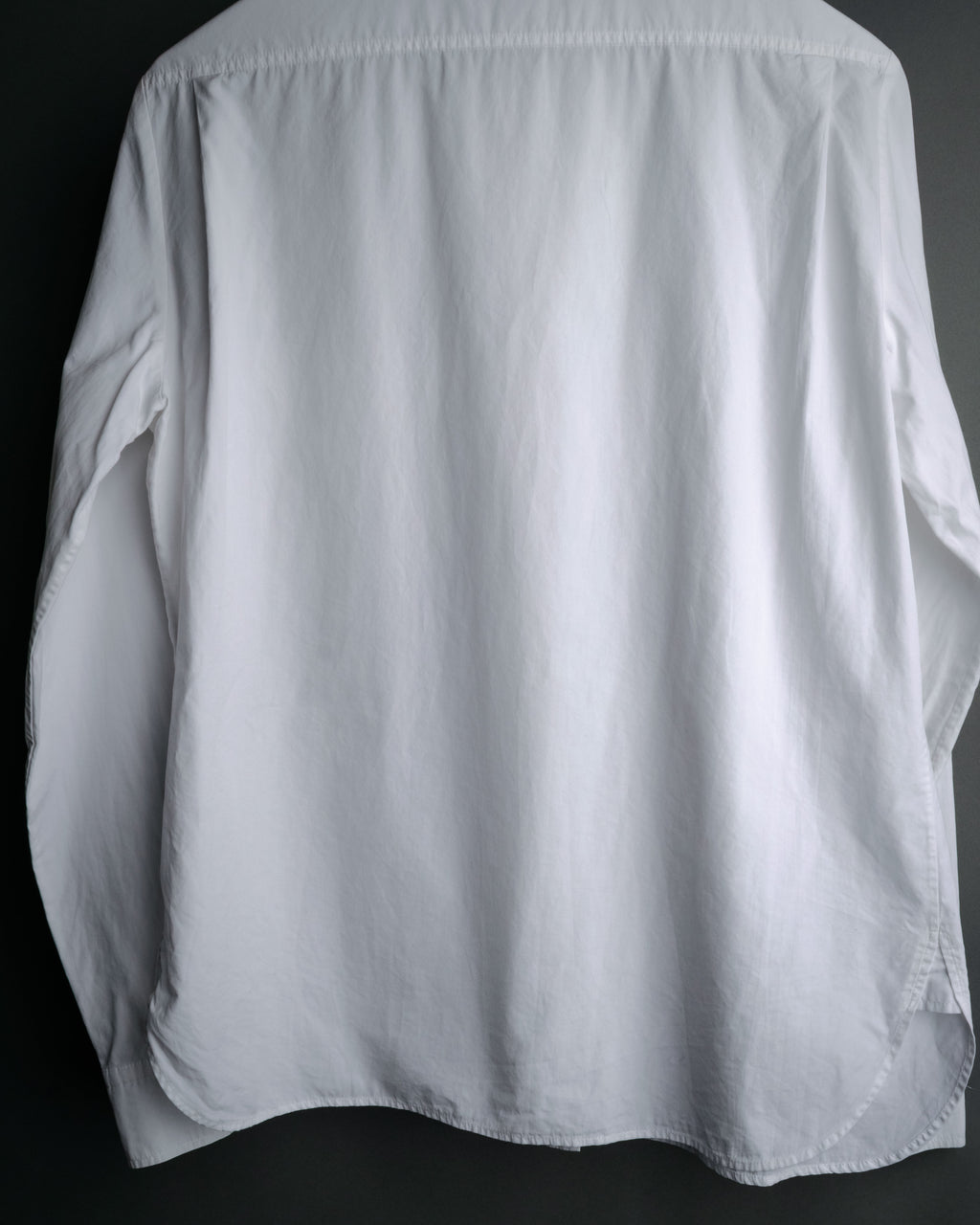 “HERMÈS” 00’s-10’s Signature embroidered cotton shirt