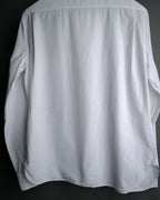 “HERMÈS” 00’s-10’s Signature embroidered cotton shirt