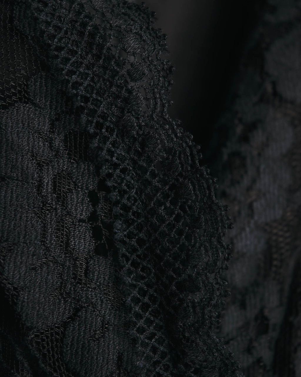 "DOLCE & GABBANA" 00's-10's Black lace sleeveless dress