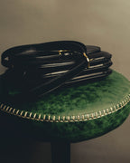 "GUCCI" 70's-80's Classic leather shoulder bag