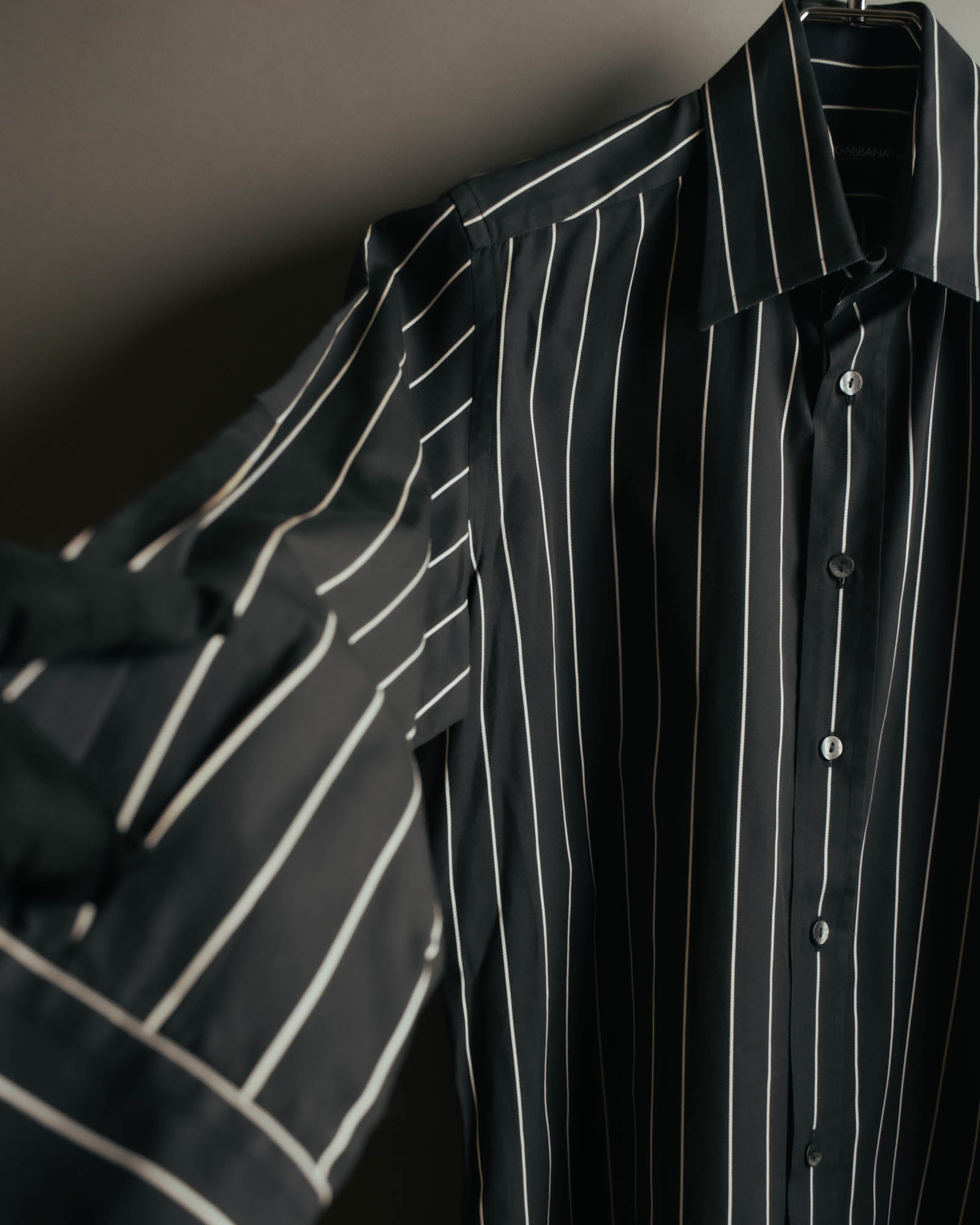 "DOLCE & GABBANA" 90's-00's Pinstriped dress shirt