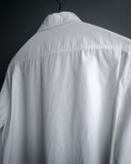 “HERMÈS” 00’s-10’s Signature embroidered cotton shirt