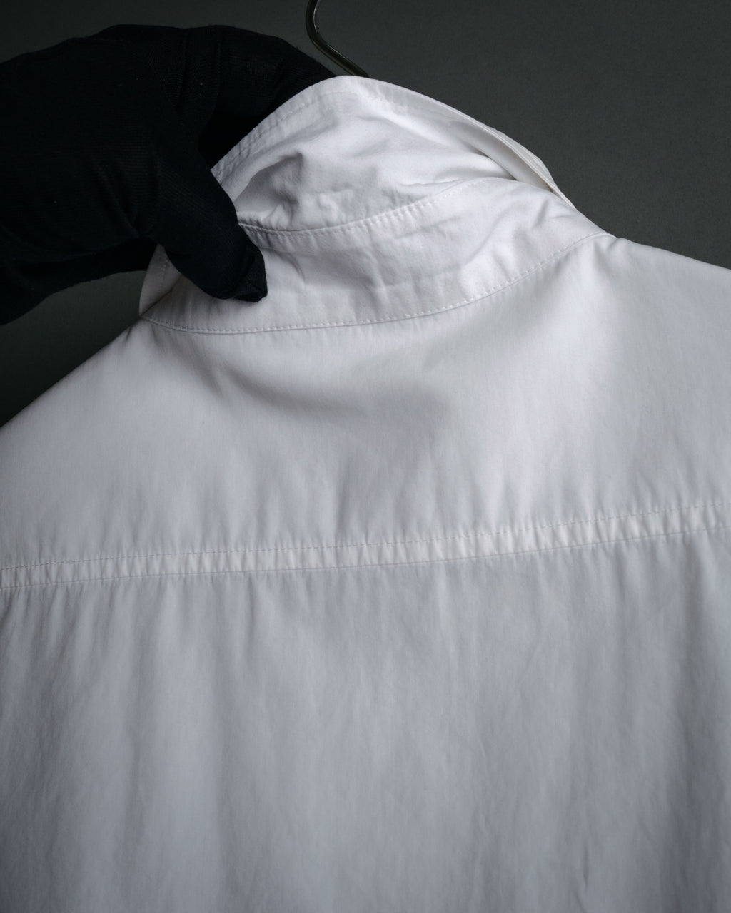 “HERMÈS” 00’s-10’s Signature embroidered cotton shirt