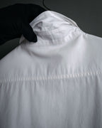 “HERMÈS” 00’s-10’s Signature embroidered cotton shirt