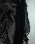 "DOLCE & GABBANA" 00's-10's Black lace sleeveless dress