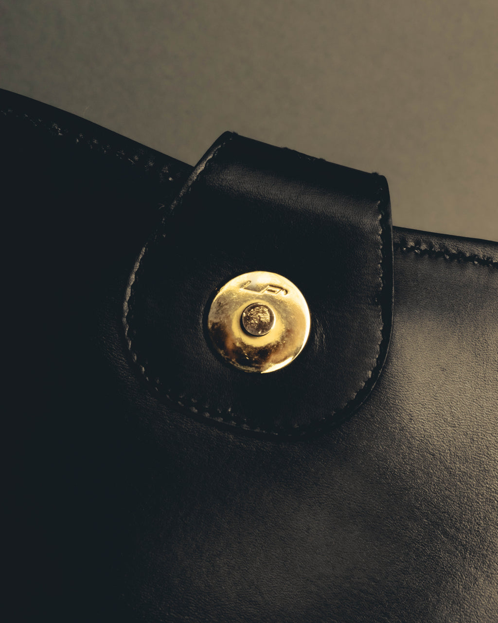"GUCCI" 70's-80's Classic leather shoulder bag