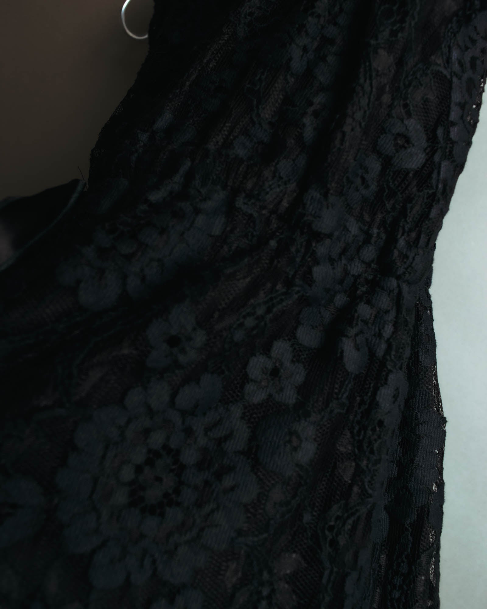 "DOLCE & GABBANA" 00's-10's Black lace sleeveless dress