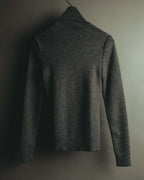 "LOEWE" Late 80's-90's Ribbed wool turtleneck sweater