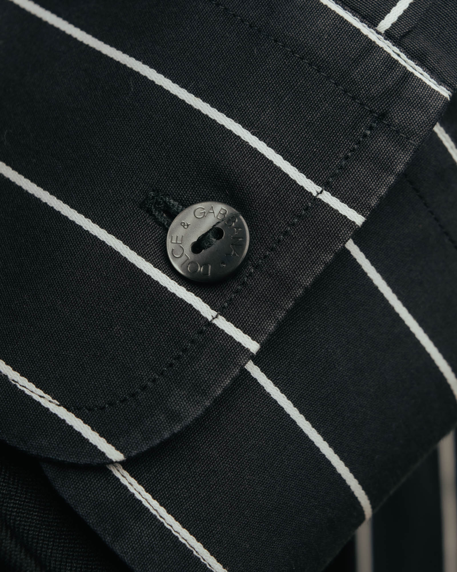 "DOLCE & GABBANA" 90's-00's Pinstriped dress shirt