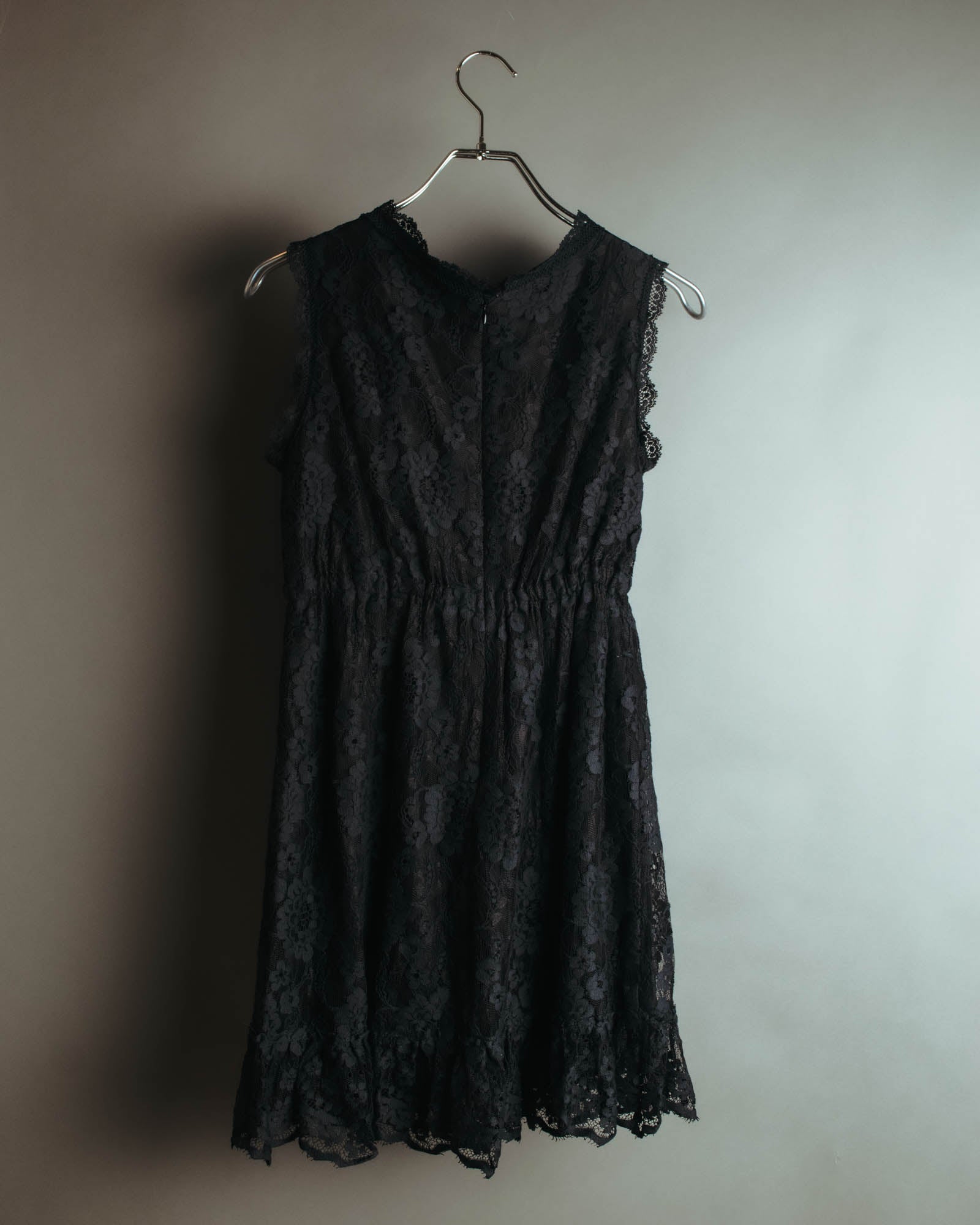 "DOLCE & GABBANA" 00's-10's Black lace sleeveless dress
