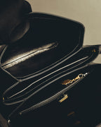 "GUCCI" 70's-80's Classic leather shoulder bag