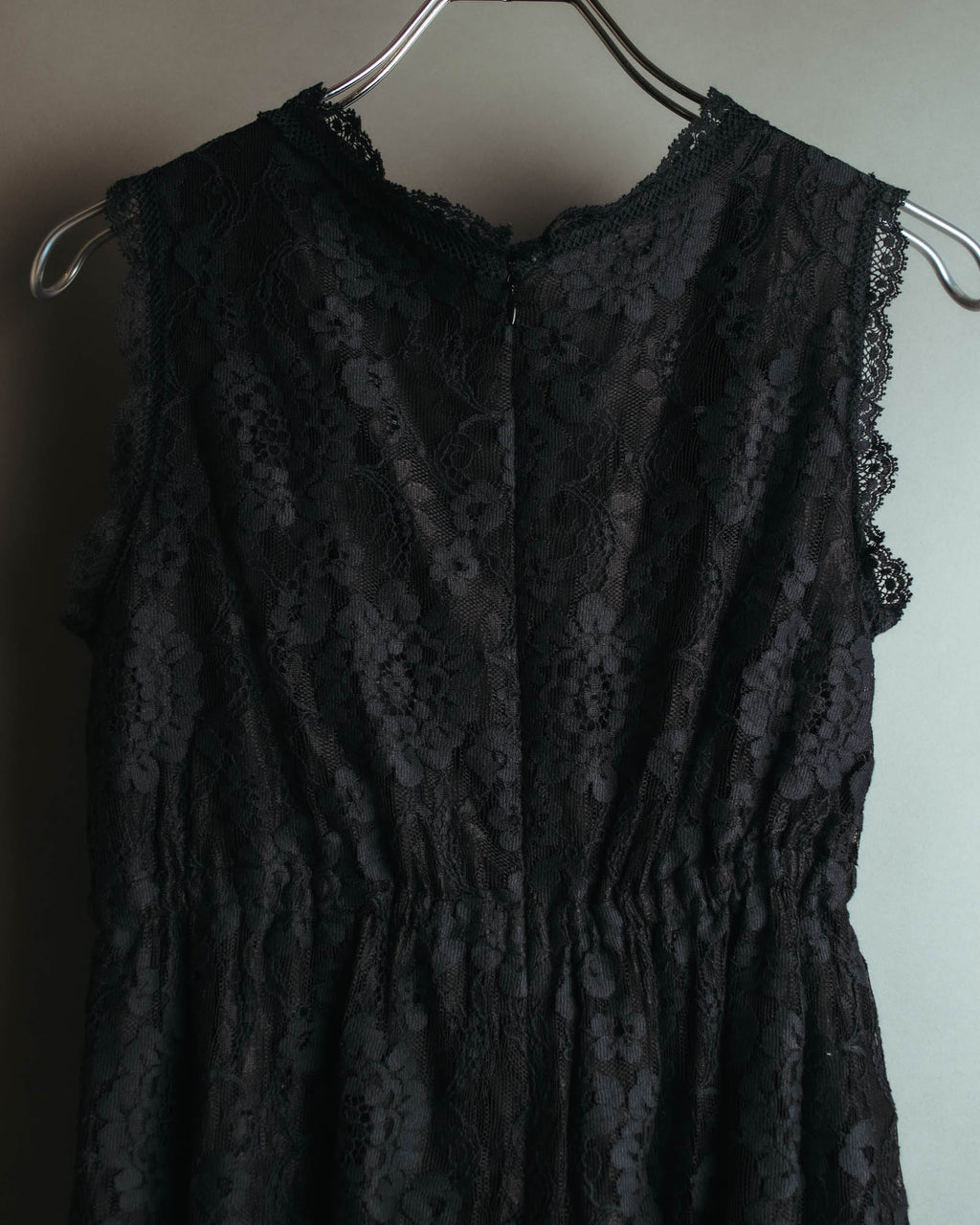 "DOLCE & GABBANA" 00's-10's Black lace sleeveless dress