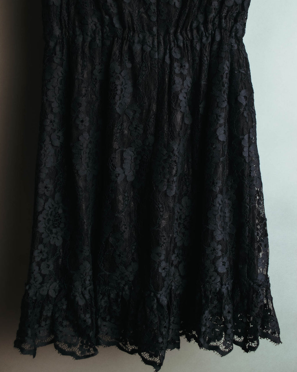 "DOLCE & GABBANA" 00's-10's Black lace sleeveless dress