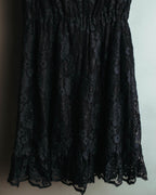 "DOLCE & GABBANA" 00's-10's Black lace sleeveless dress