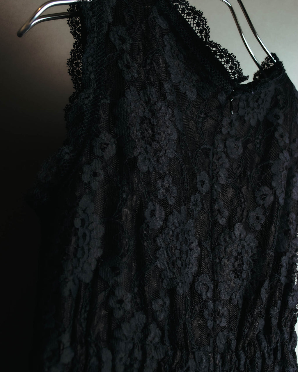 "DOLCE & GABBANA" 00's-10's Black lace sleeveless dress