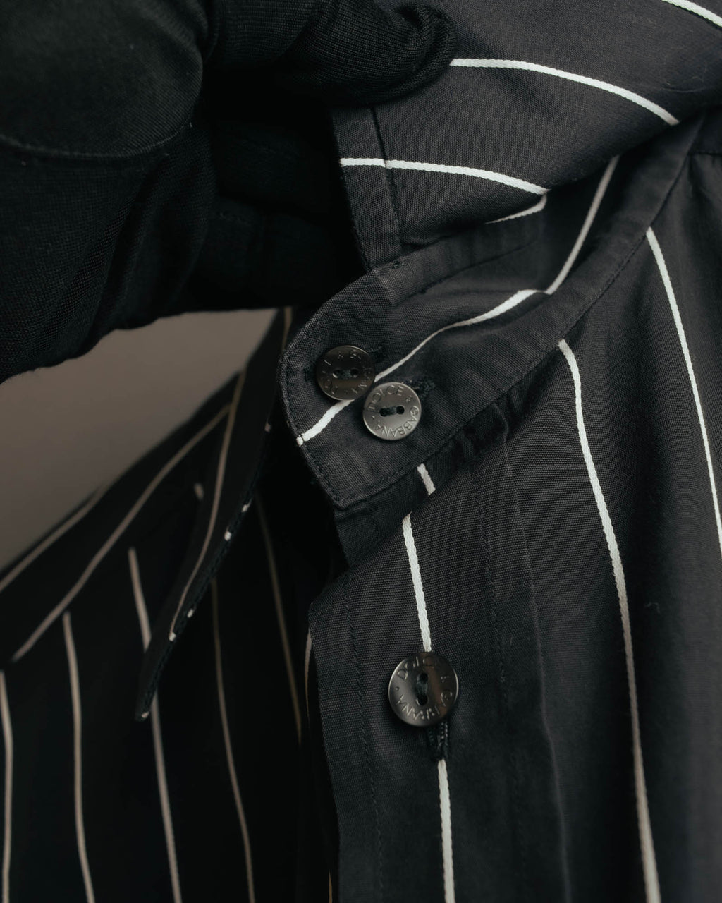 "DOLCE & GABBANA" 90's-00's Pinstriped dress shirt