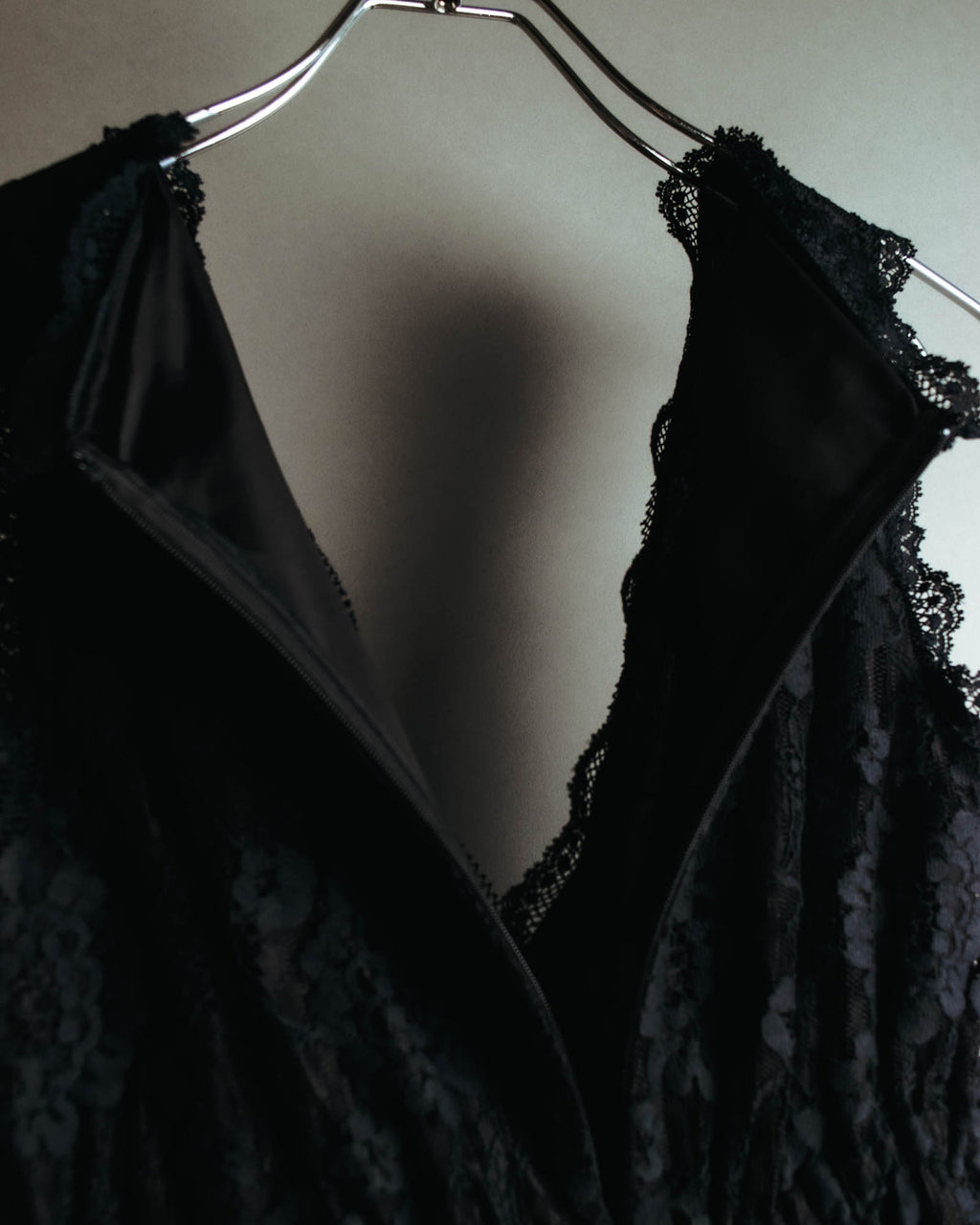 "DOLCE & GABBANA" 00's-10's Black lace sleeveless dress