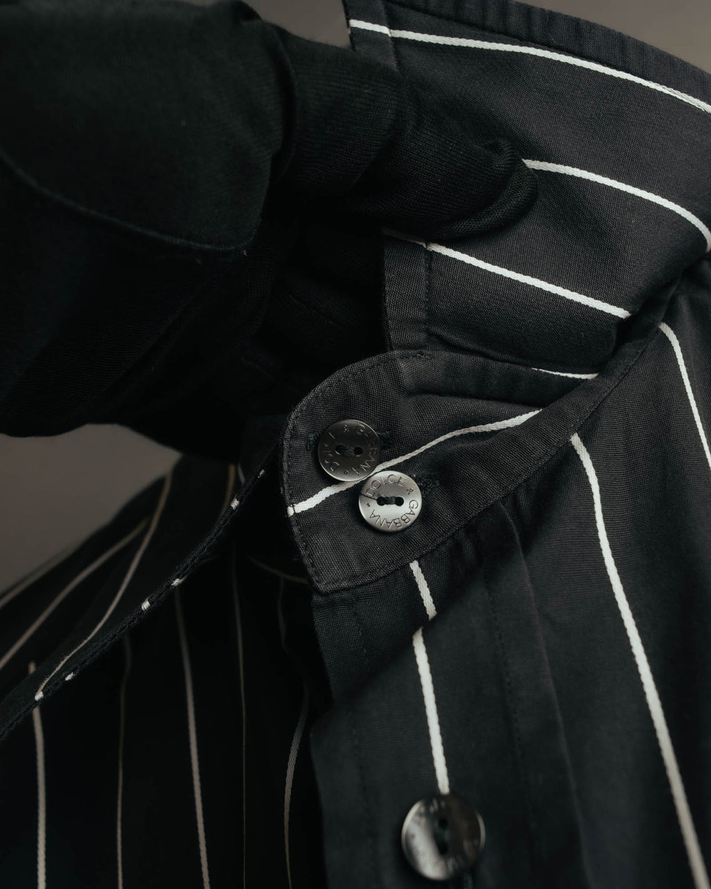 "DOLCE & GABBANA" 90's-00's Pinstriped dress shirt