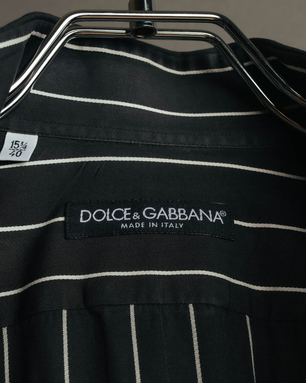 "DOLCE & GABBANA" 90's-00's Pinstriped dress shirt