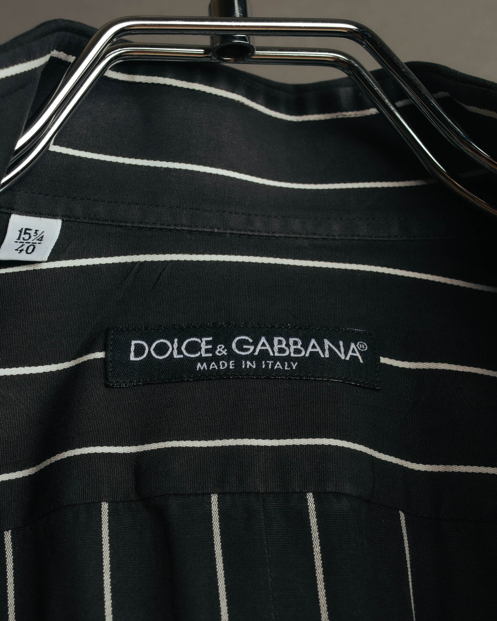 "DOLCE & GABBANA" 90's-00's Pinstriped dress shirt