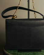 -SPECIAL- “GUCCI” Michele period Punk tiger head leather shoulder bag