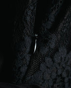 "DOLCE & GABBANA" 00's-10's Black lace sleeveless dress