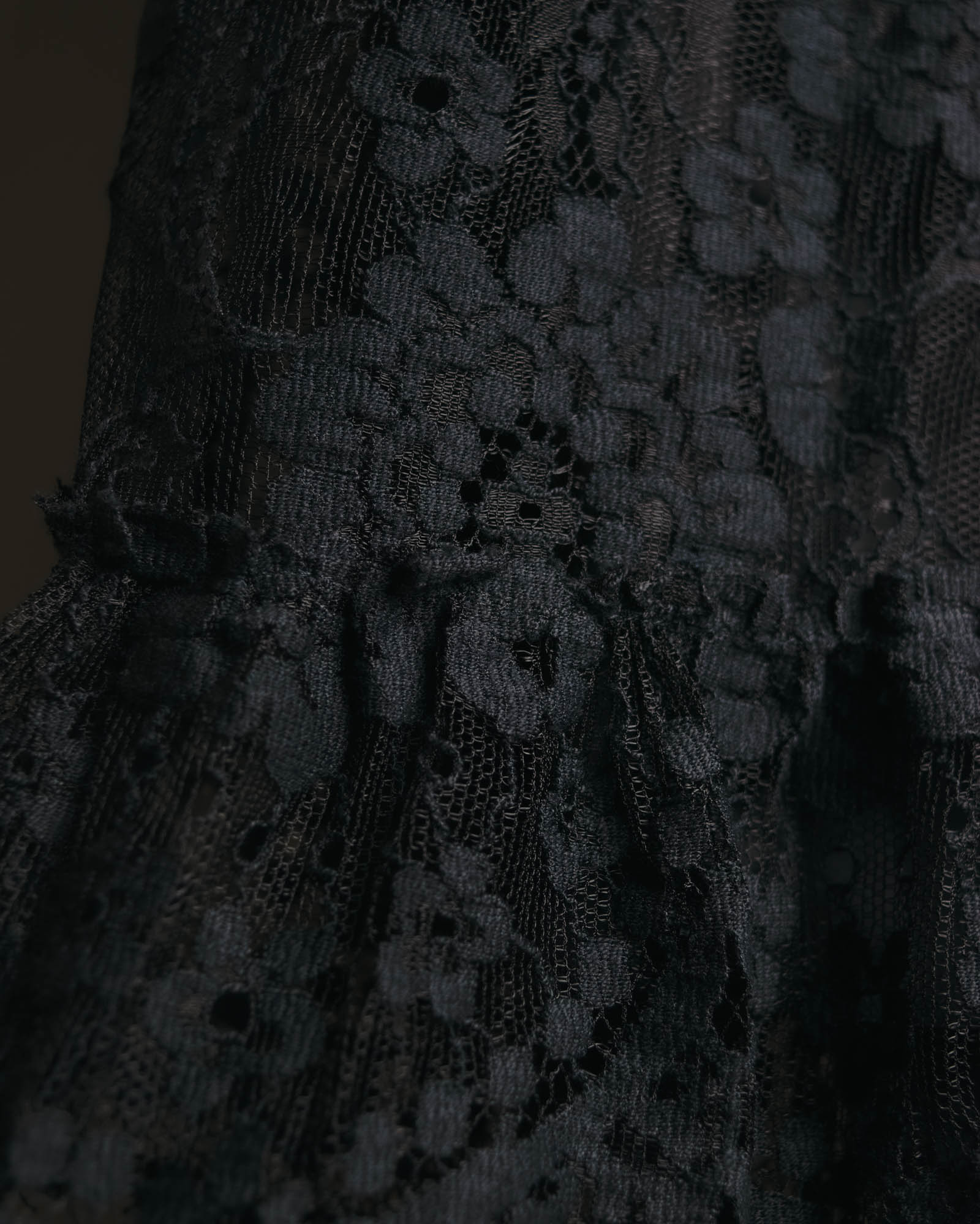 "DOLCE & GABBANA" 00's-10's Black lace sleeveless dress