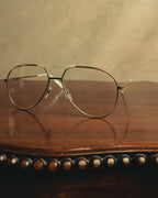“GUCCI” 2010's Mother of pearl detail metal pilot eyewear
