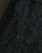 "DOLCE & GABBANA" 00's-10's Black lace sleeveless dress