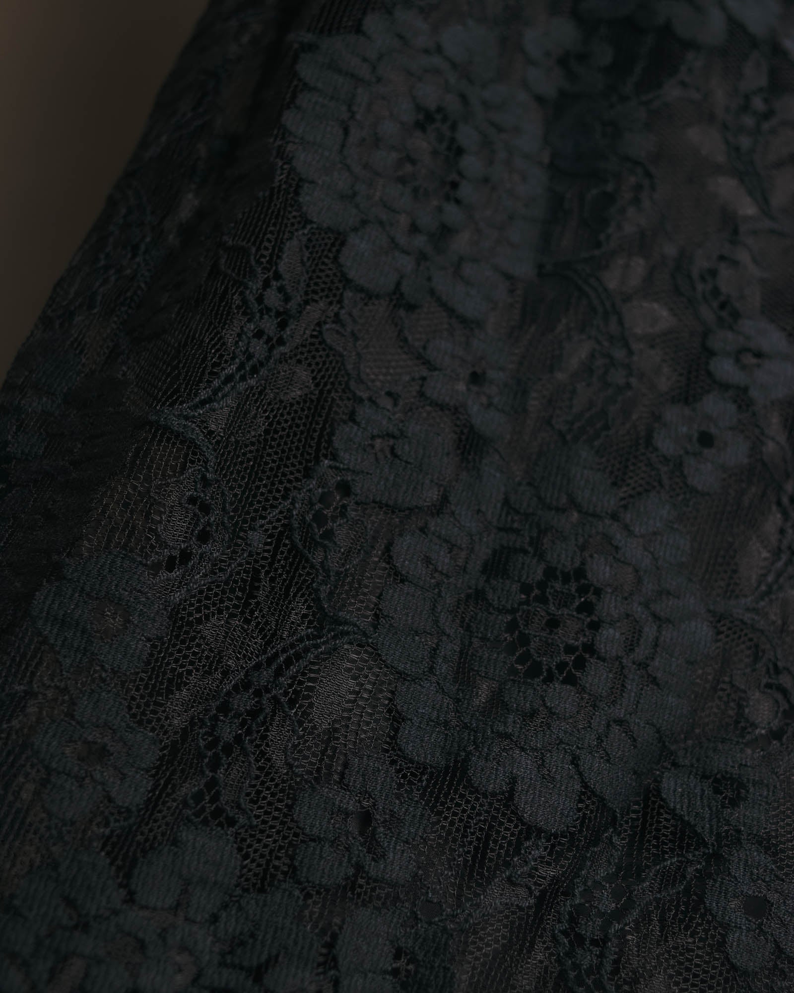 "DOLCE & GABBANA" 00's-10's Black lace sleeveless dress