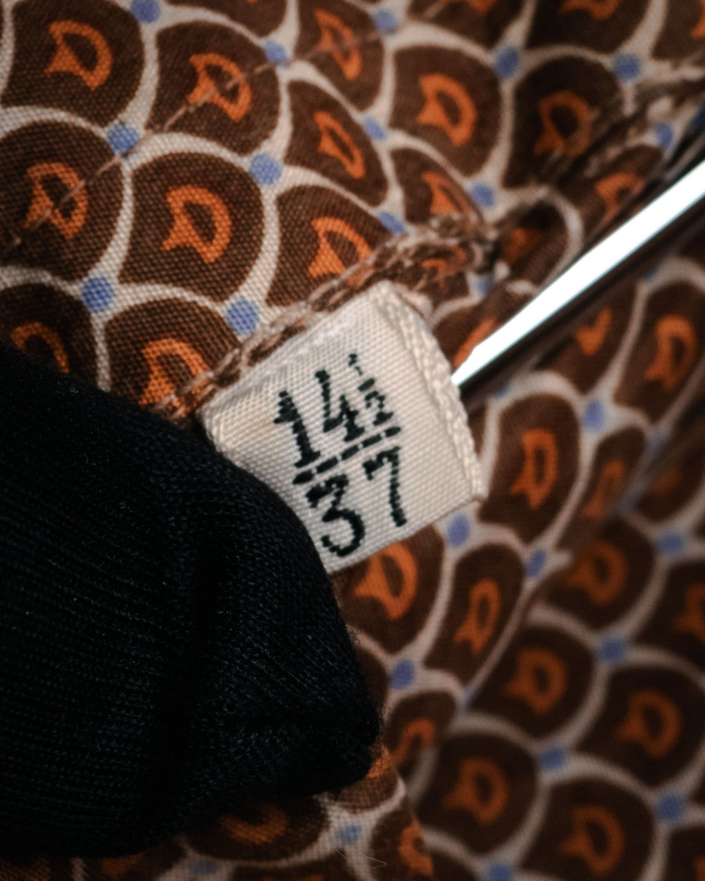 “GUCCI” 80’s Silk monogram shirt