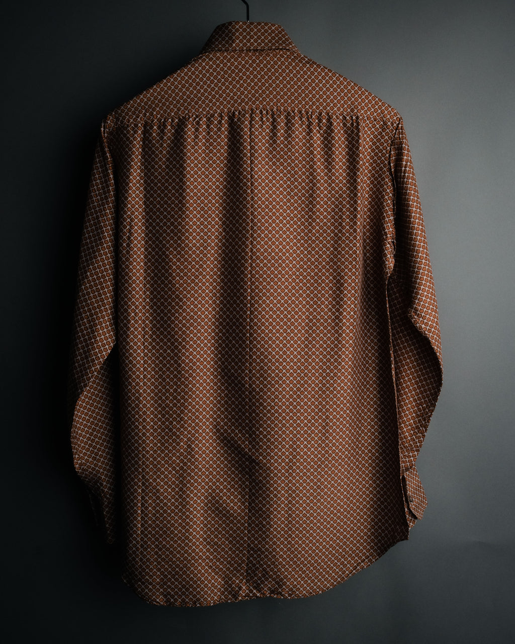 “GUCCI” 80’s Silk monogram shirt