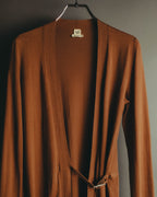 "Hermès" 90's-00's Minimal cotton knit cardigan