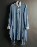 "REGULATION Yohji Yamamoto" 2015AW Striped oversized shirt dress
