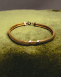 "Christian Dior" 70's Gold tone mesh chain necklace