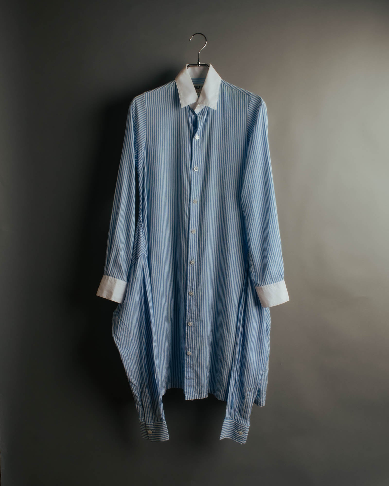 "REGULATION Yohji Yamamoto" 2015AW Striped oversized shirt dress