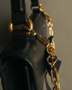 -SPECIAL- “GUCCI” Michele period Punk tiger head leather shoulder bag