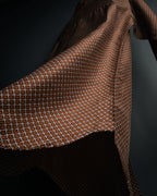 “GUCCI” 80’s Silk monogram shirt