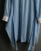 "REGULATION Yohji Yamamoto" 2015AW Striped oversized shirt dress