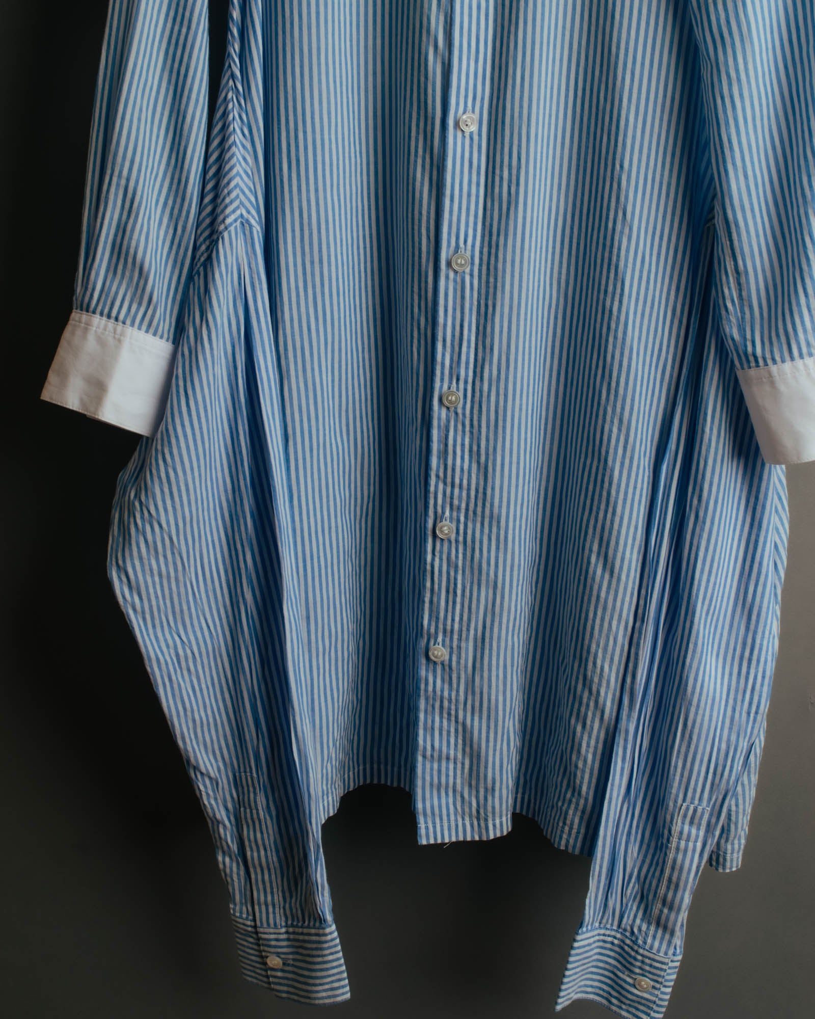 "REGULATION Yohji Yamamoto" 2015AW Striped oversized shirt dress