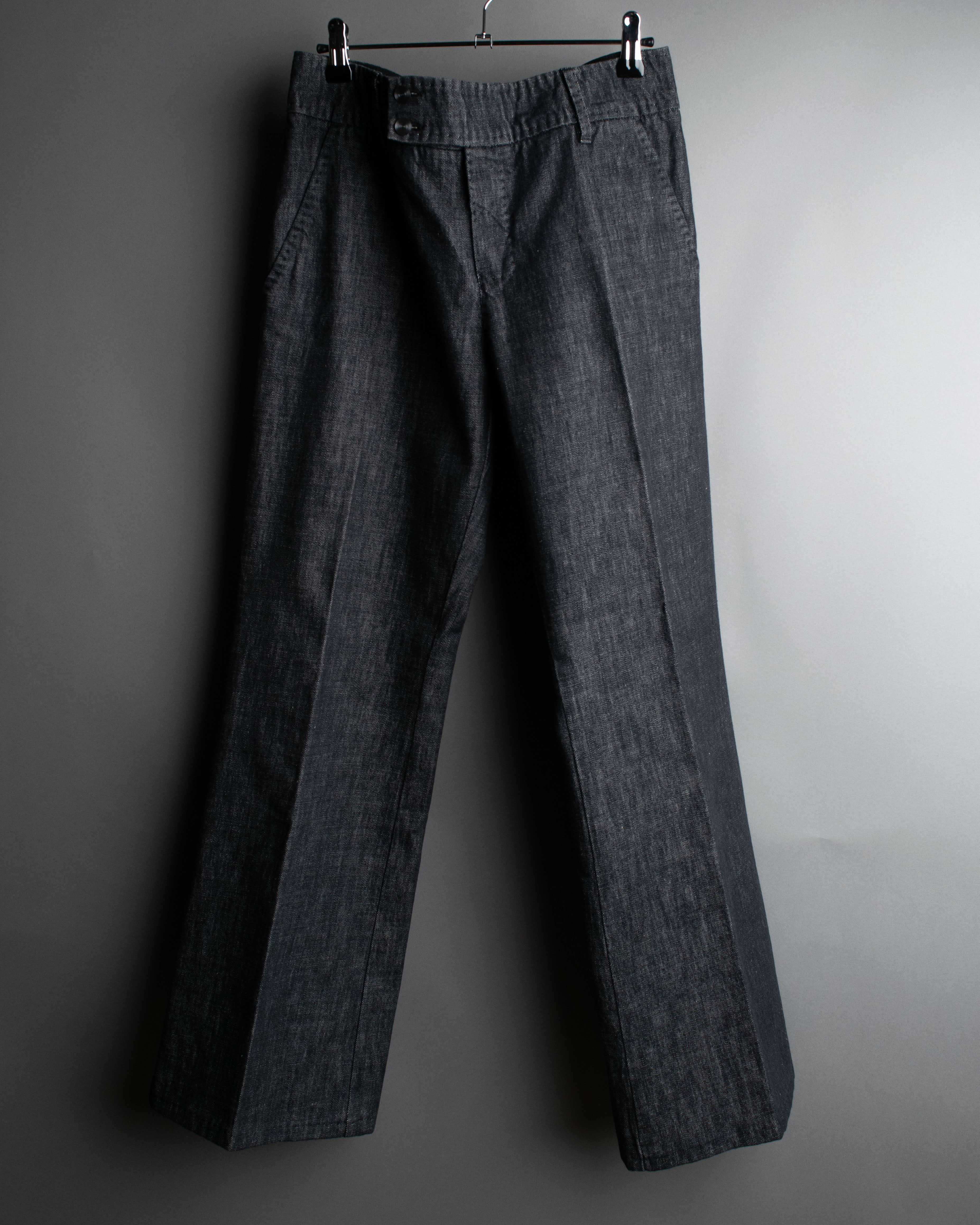 “GUCCI” 2002 Tailored denim trousers