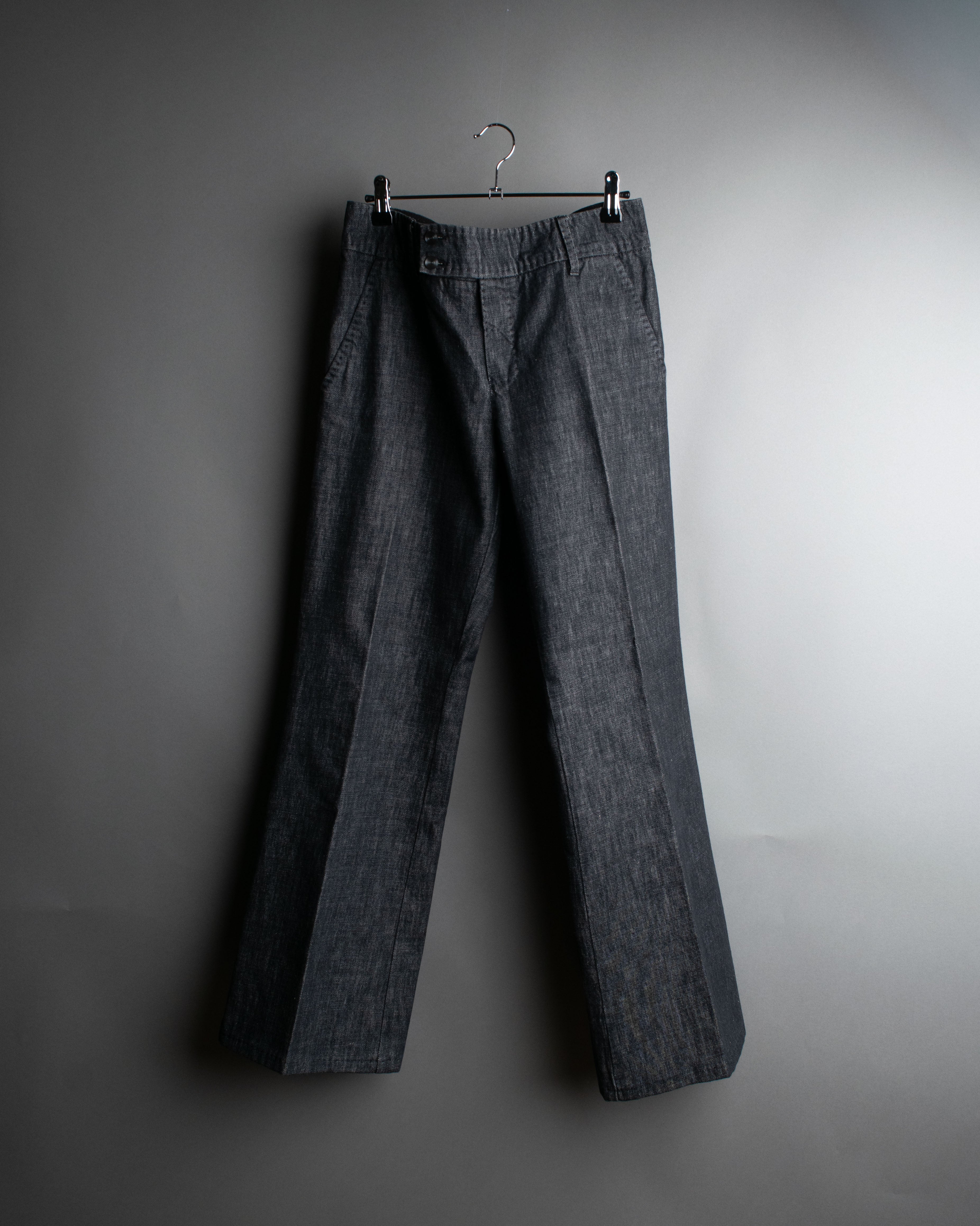 “GUCCI” 2002 Tailored denim trousers