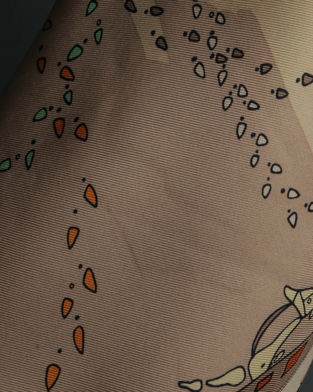 “Salvatore Ferragamo” 90’s Florence trompe l’oeil silk scarf