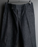 “GUCCI” 2002 Tailored denim trousers