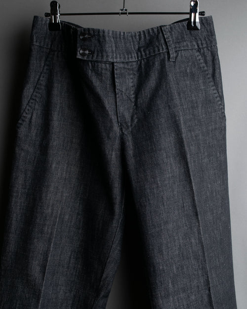 “GUCCI” 2002 Tailored denim trousers