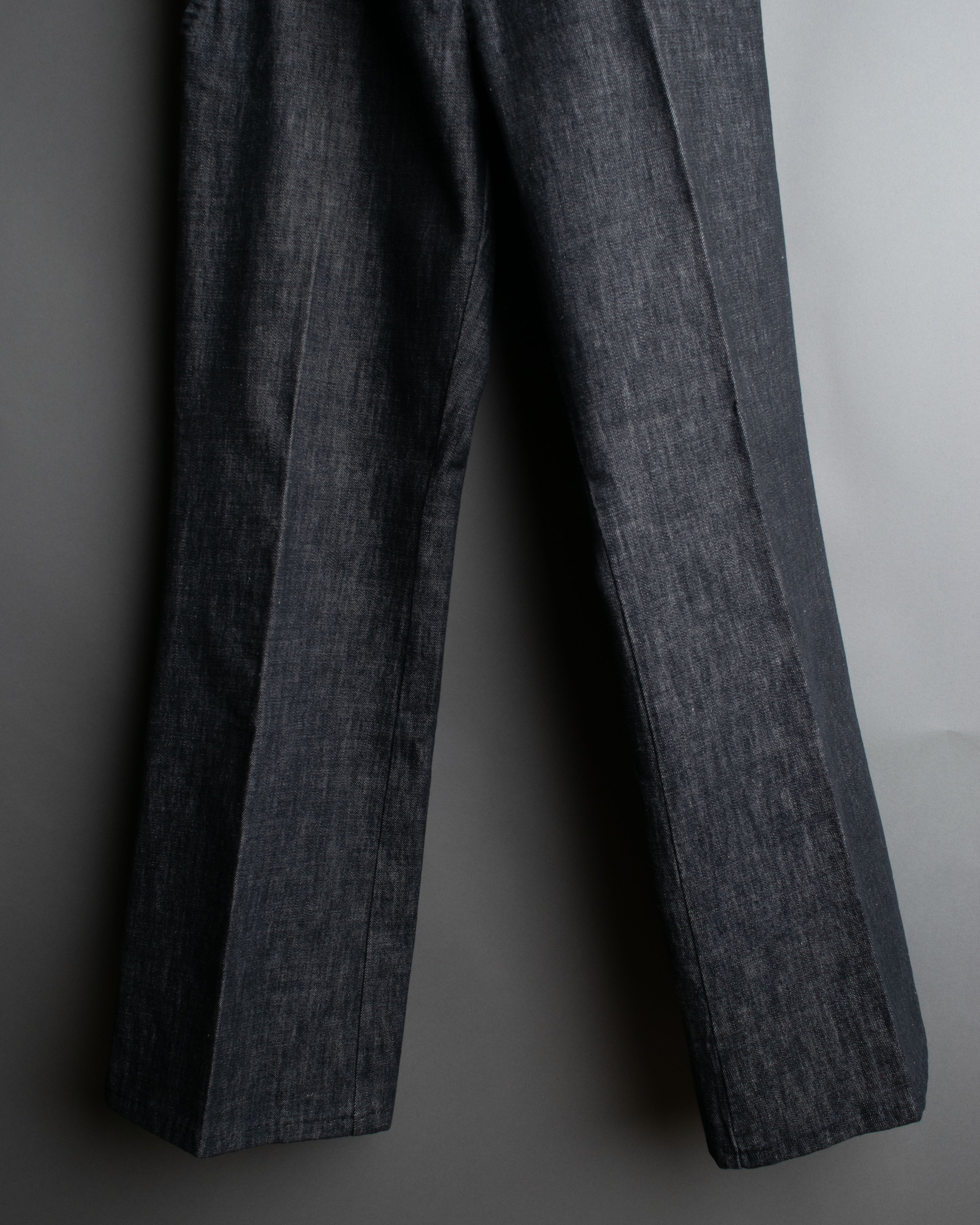 “GUCCI” 2002 Tailored denim trousers