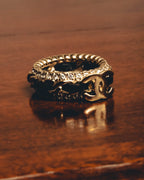 -SPECIAL- "CHANEL" Embellished costume jewelry ring