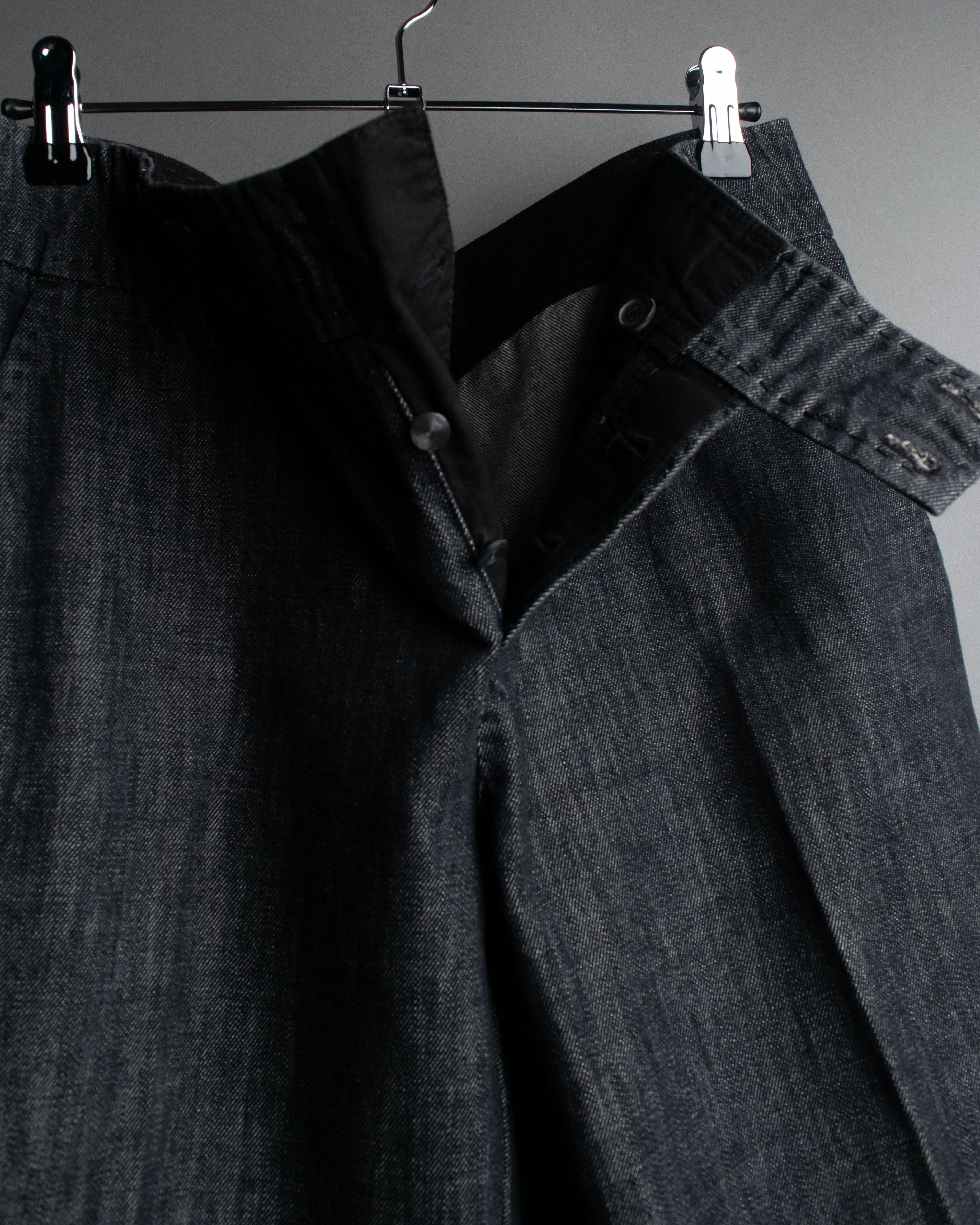 “GUCCI” 2002 Tailored denim trousers